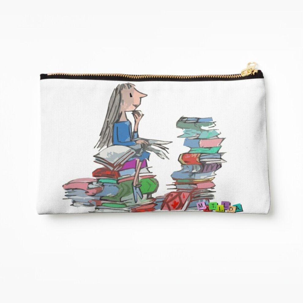 Whibos Makeup Bag Matilda Wormwood Cosmetic Organizer Tyvek Paper Bags Zipper Pouch