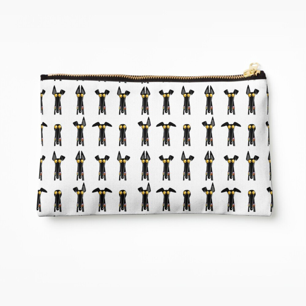 Whibos White Makeup Bag Greyhound Semaphore: Cosmetic Organizer Tyvek Paper Bags Zipper Pouch