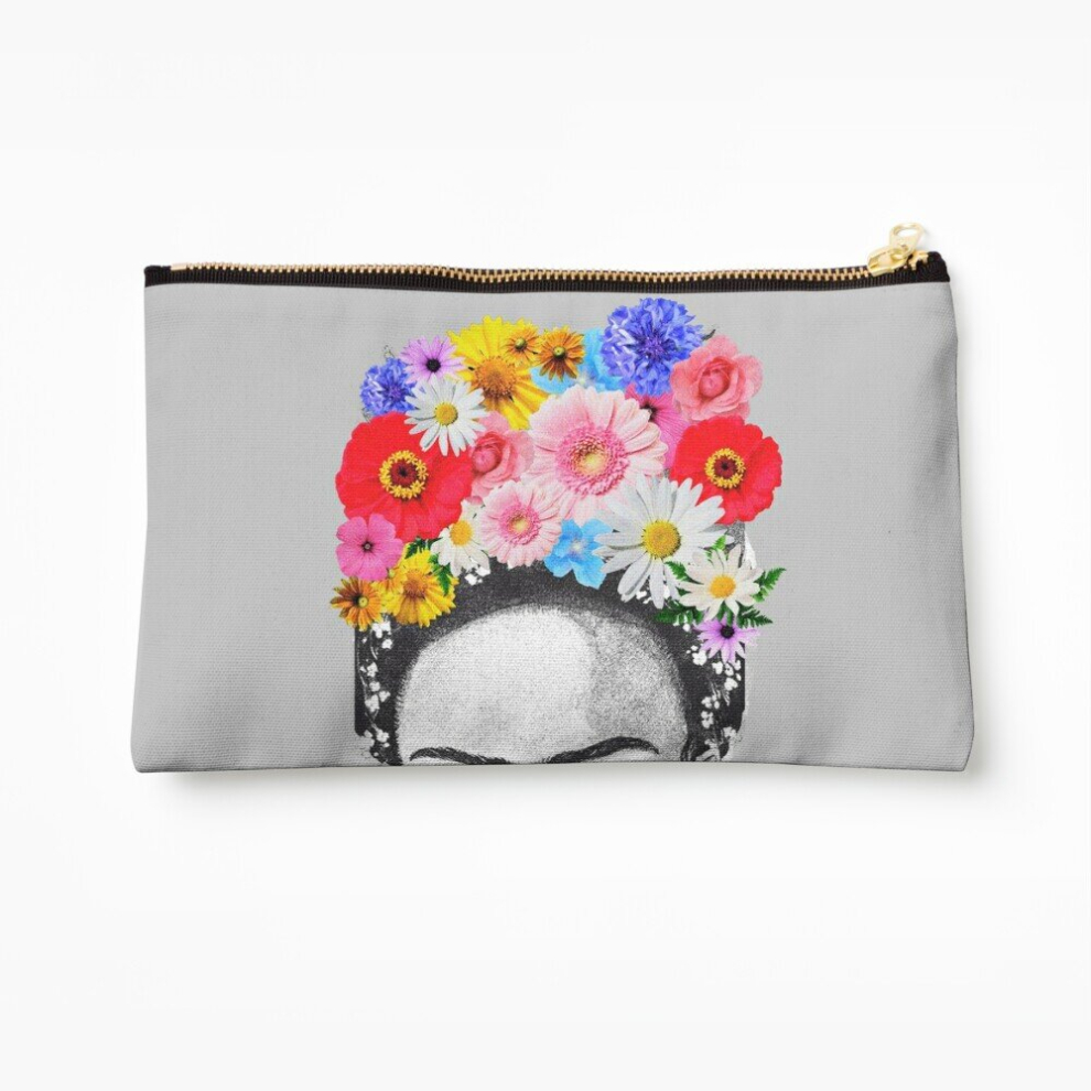 Whibos Makeup Bag Frida Khalo Cosmetic Organizer Tyvek Paper Bags Zipper Pouch