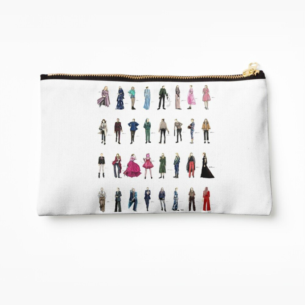 Whibos Makeup Bag Killing Eve Villanelle Fashion Looks Version3.1 Cosmetic Organizer Tyvek Paper Bags Zipper Pouch