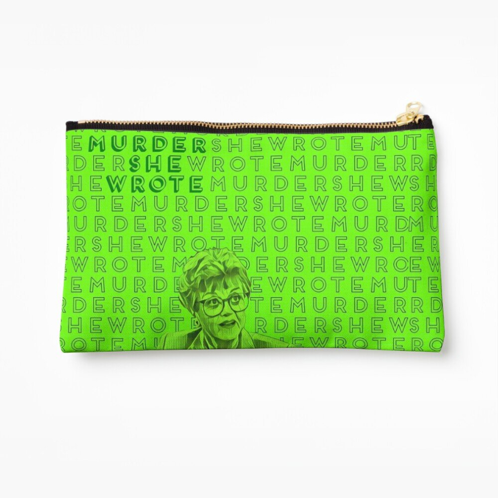 Whibos Green Makeup Bag Murder She Wrote With Envy Cosmetic Organizer Tyvek Paper Bags Zipper Pouch