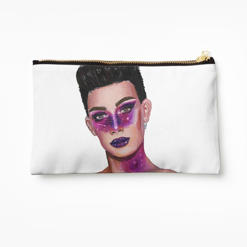 Whibos Makeup Bag James Charles: Cosmetic Organizer Tyvek Paper Bags Zipper Pouch