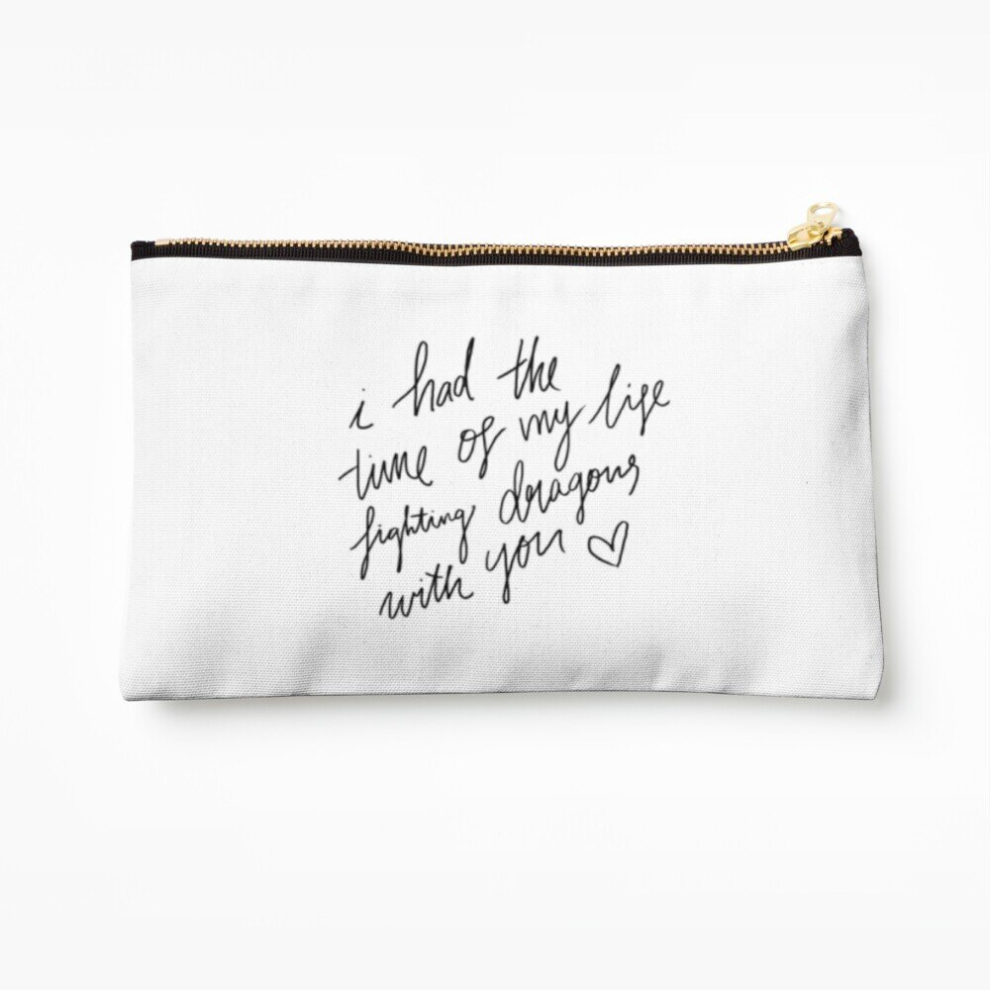 Whibos Makeup Bag Taylor Swift Long Live Lyrics Cosmetic Organizer Tyvek Paper Bags Zipper Pouch
