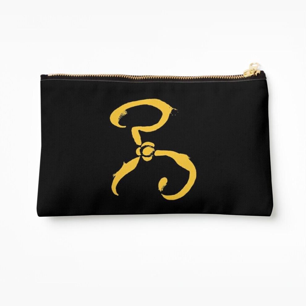 Whibos Yellow/Gold Makeup Bag Call Of Cthulhu - The Sign - In King's Cosmetic Organizer Tyvek Paper Bags Zipper Pouch