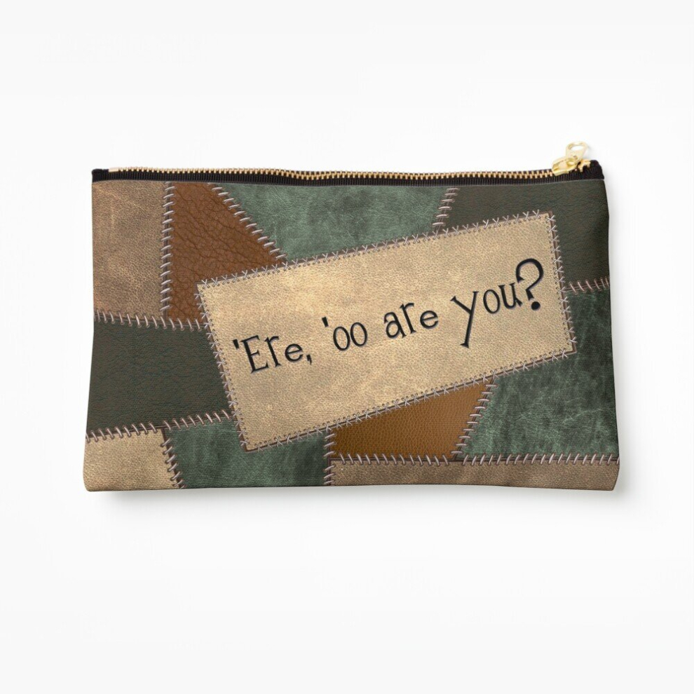 Whibos Makeup Bag A Talking Purse Cosmetic Organizer Tyvek Paper Bags Zipper Pouch