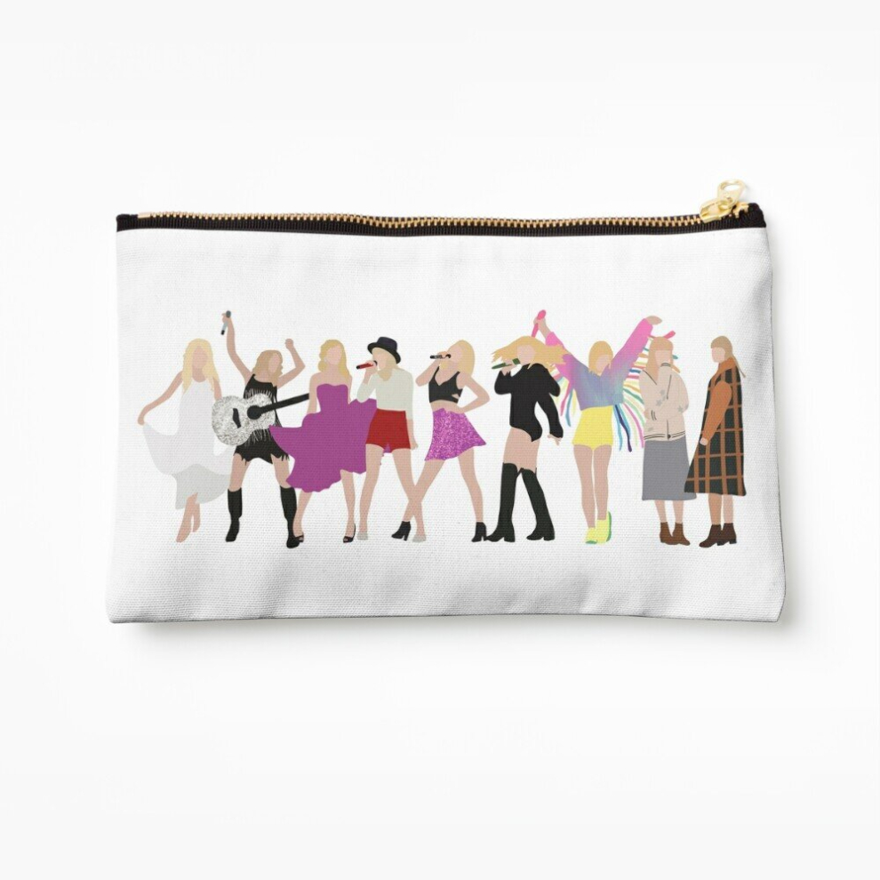 Whibos Makeup Bag Taylor Swift Eras Evolution Cosmetic Organizer Tyvek Paper Bags Zipper Pouch