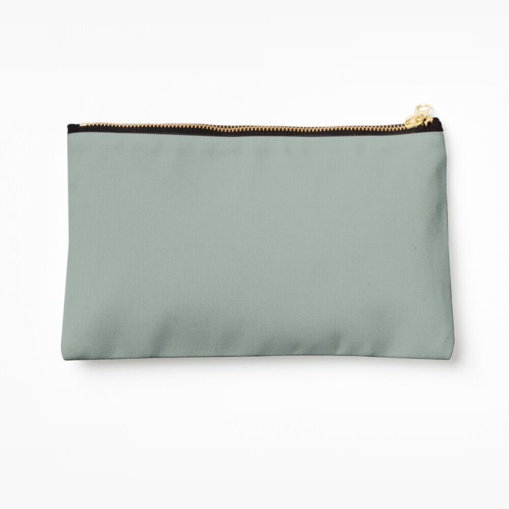 Whibos Makeup Bag Soft Sage Cosmetic Organizer Tyvek Paper Bags Zipper Pouch