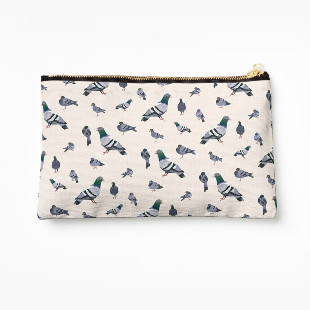 Whibos Makeup Bag Bird Poo Cosmetic Organizer Tyvek Paper Bags Zipper Pouch