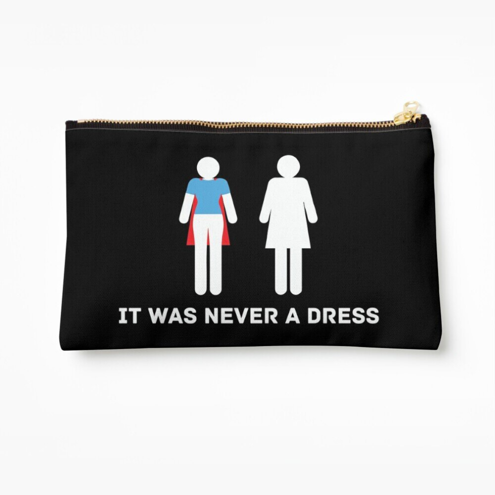 Whibos Makeup Bag It Was Never A Dress Cosmetic Organizer Tyvek Paper Bags Zipper Pouch