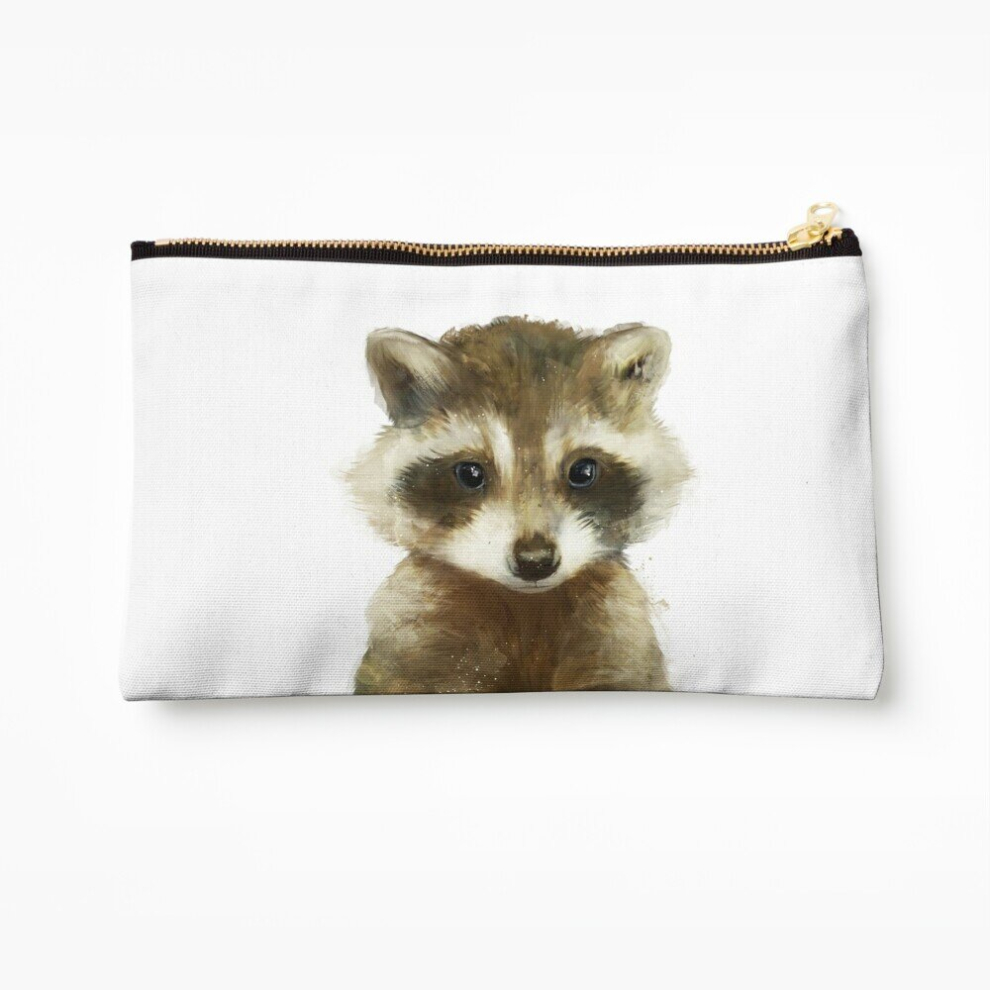 Whibos Makeup Bag Little Raccoon Cosmetic Organizer Tyvek Paper Bags Zipper Pouch