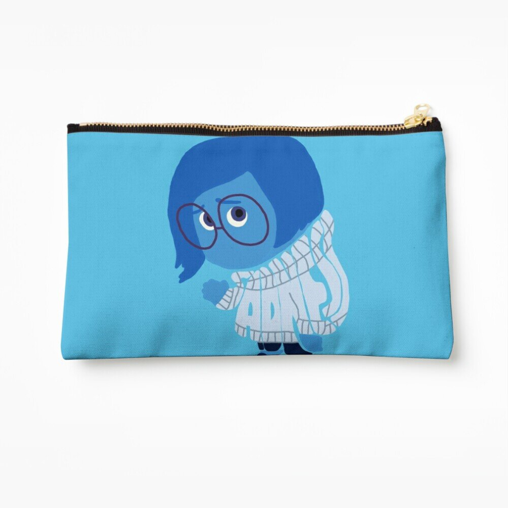 Whibos Makeup Bag Sadness Cosmetic Organizer Tyvek Paper Bags Zipper Pouch