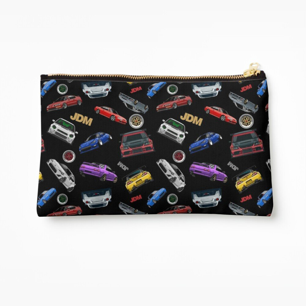Whibos Makeup Bag Jdm Pattern Cosmetic Organizer Tyvek Paper Bags Zipper Pouch