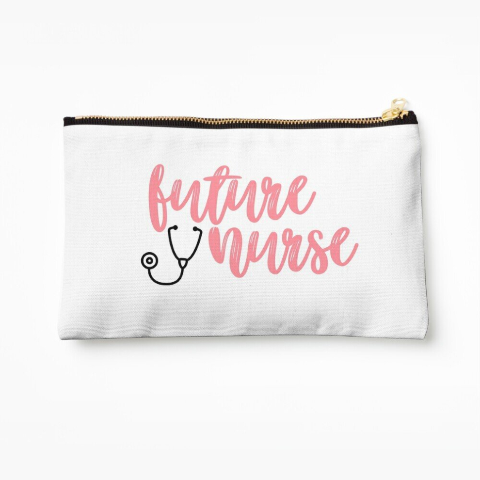 Whibos Makeup Bag Future Nurse Cosmetic Organizer Tyvek Paper Bags Zipper Pouch