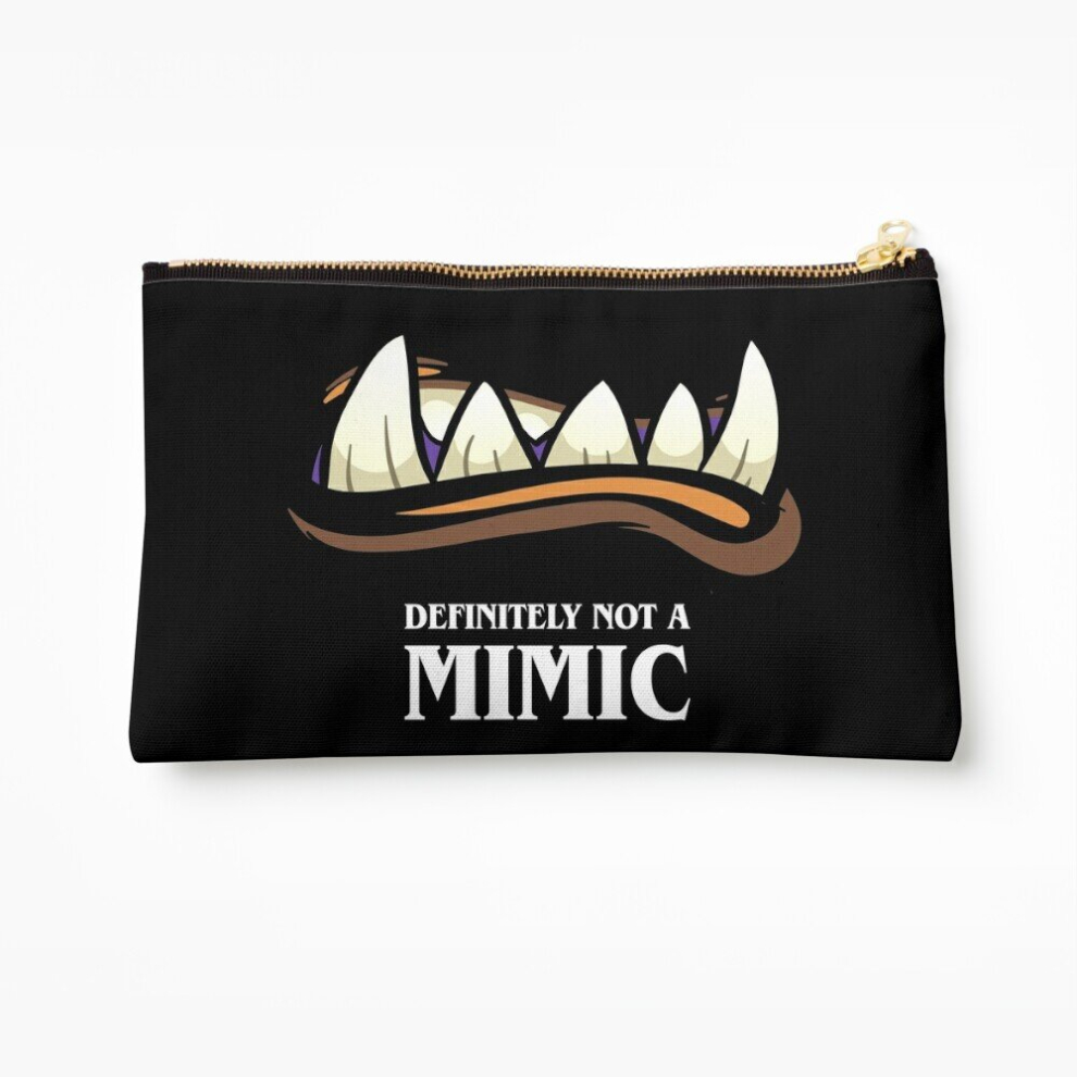 Whibos Makeup Bag Definitely Not A Mimic Tabletop Rpg Gaming Cosmetic Organizer Tyvek Paper Bags Zipper Pouch