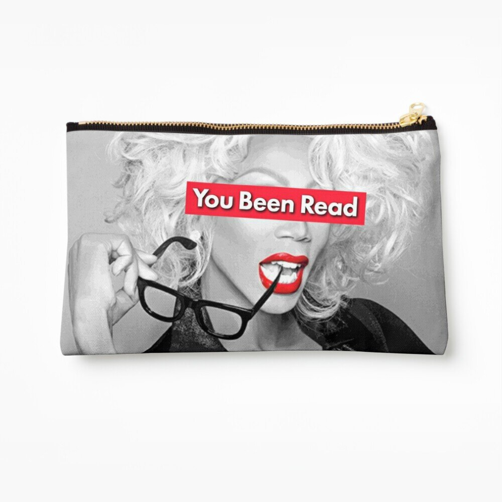 Whibos Makeup Bag Rupaul: You Been (Supremely) Read Cosmetic Organizer Tyvek Paper Bags Zipper Pouch