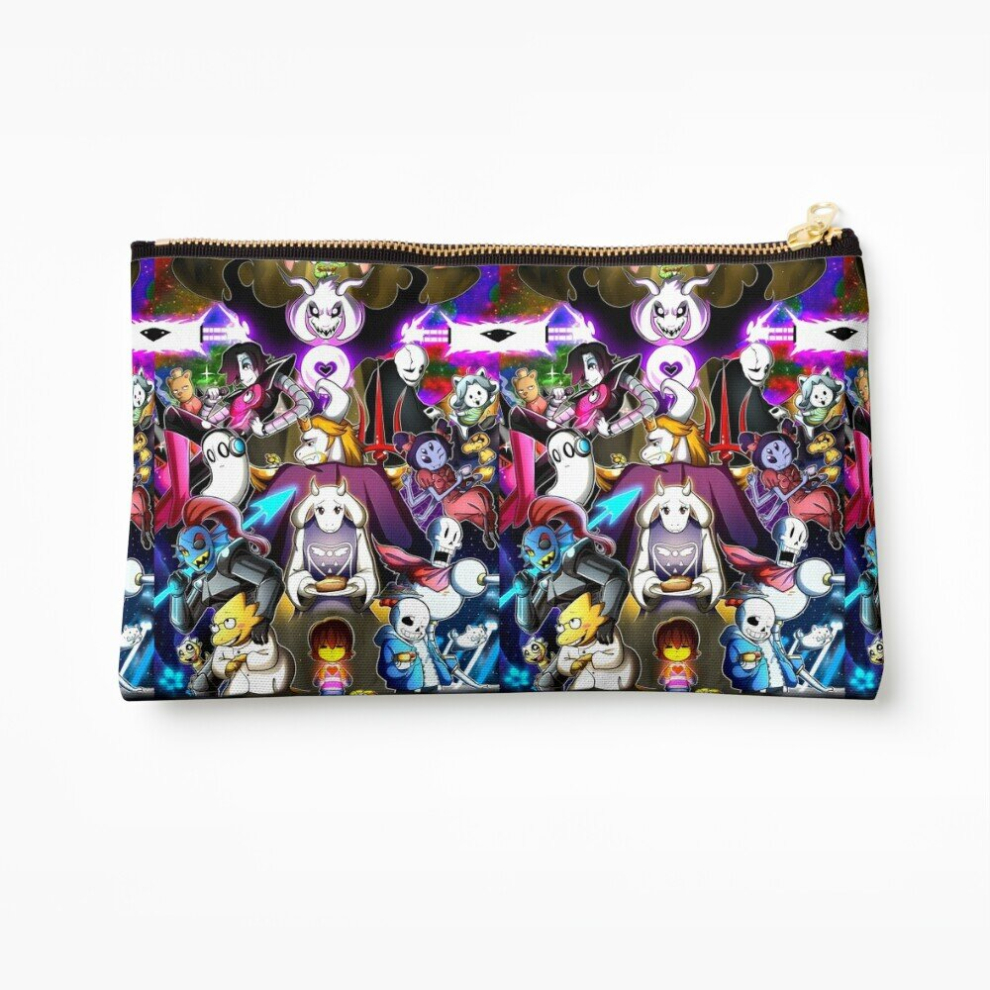 Whibos Makeup Bag Undertale Cosmetic Organizer Tyvek Paper Bags Zipper Pouch