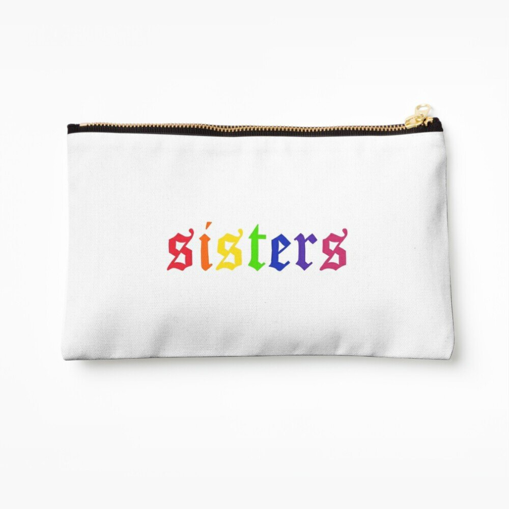 Whibos White Makeup Bag James Charles - Rainbow Sisters (White) Cosmetic Organizer Tyvek Paper Bags Zipper Pouch