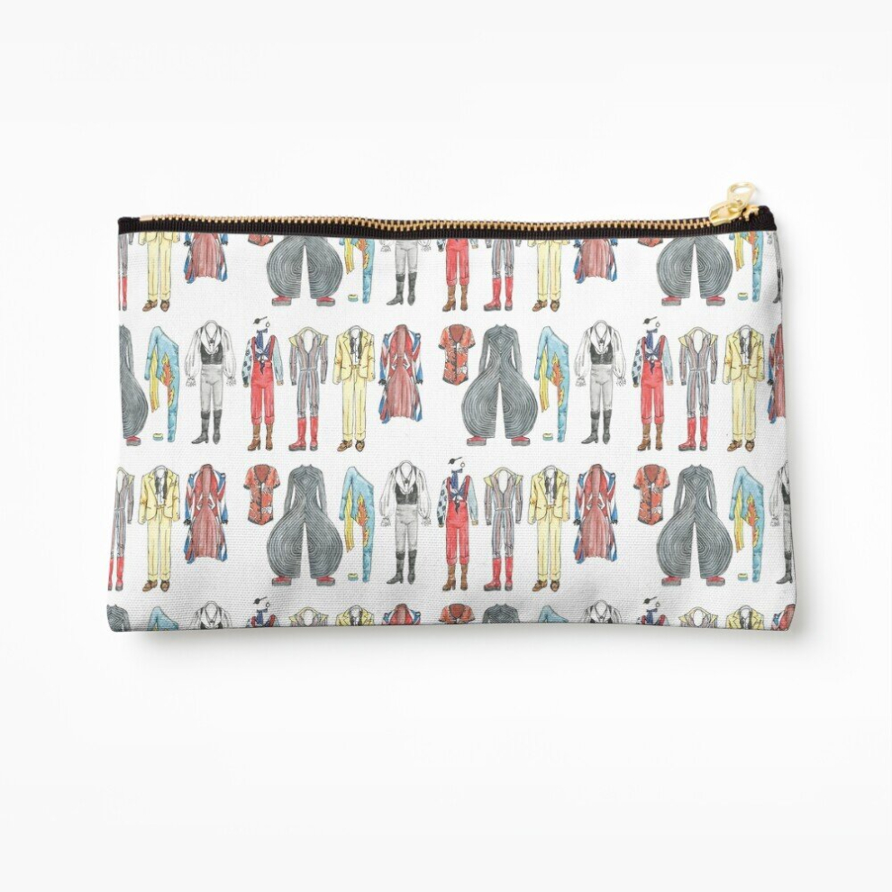 Whibos Makeup Bag Bowie Costumes Cosmetic Organizer Tyvek Paper Bags Zipper Pouch