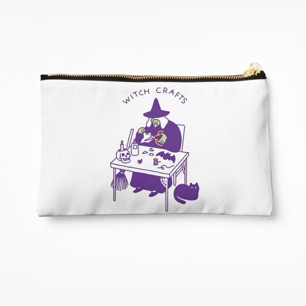 Whibos Makeup Bag Witch Crafts Cosmetic Organizer Tyvek Paper Bags Zipper Pouch