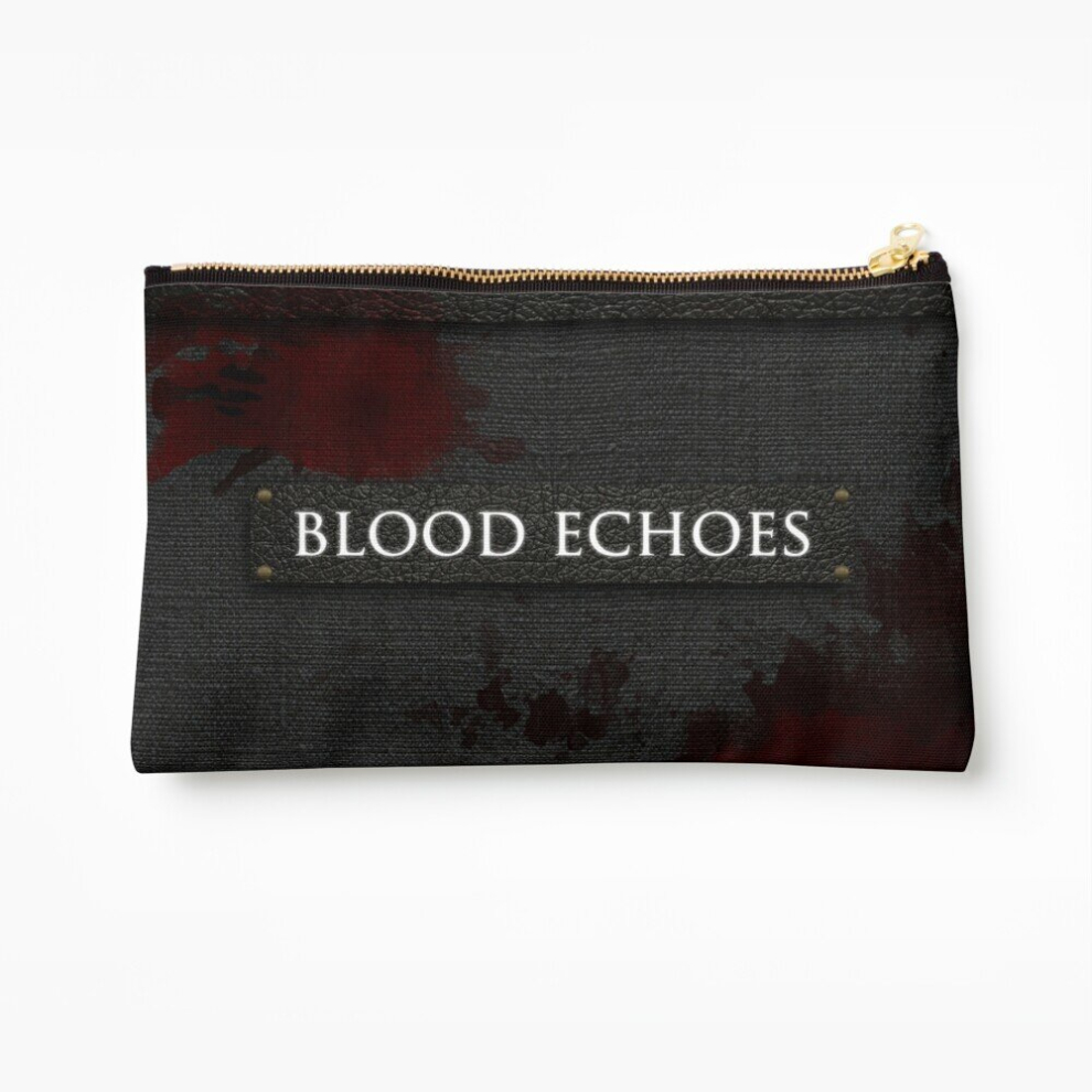 Whibos Makeup Bag Blood Echoes Bag Cosmetic Organizer Tyvek Paper Bags Zipper Pouch