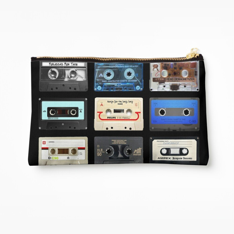 Whibos Makeup Bag #Music Cosmetic Organizer Tyvek Paper Bags Zipper Pouch