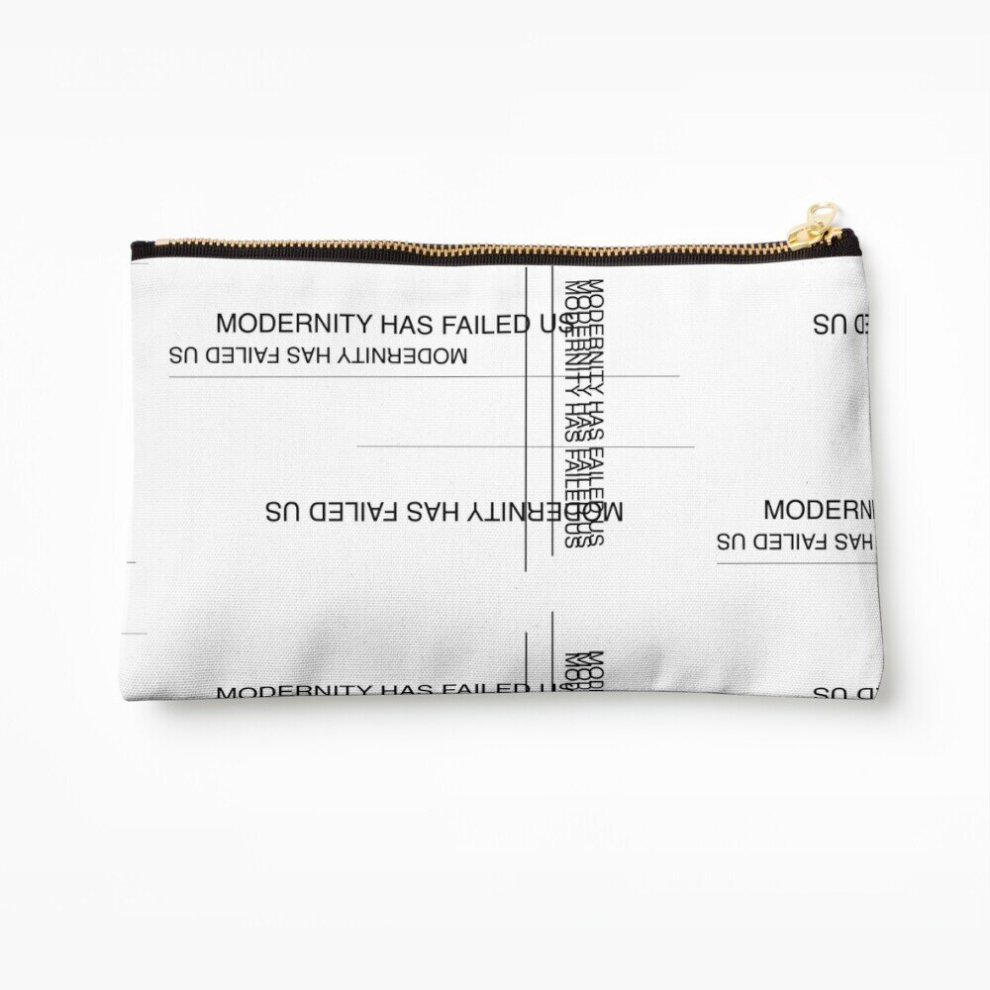 Whibos Makeup Bag Modernity Has Failed Us Cosmetic Organizer Tyvek Paper Bags Zipper Pouch