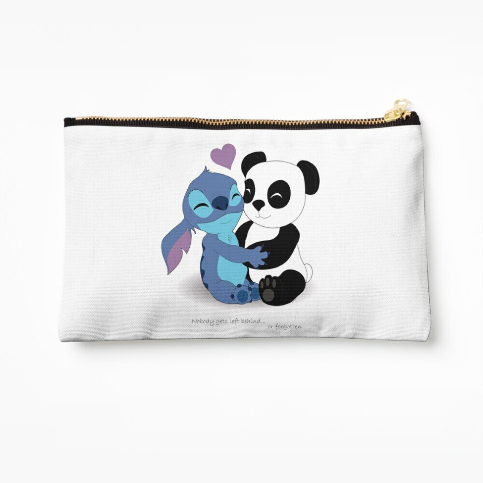 Whibos Makeup Bag Stitch Panda Cosmetic Organizer Tyvek Paper Bags Zipper Pouch