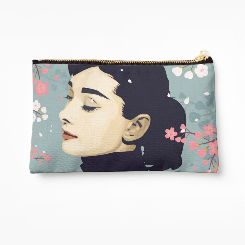 Whibos Makeup Bag Bloom Cosmetic Organizer Tyvek Paper Bags Zipper Pouch