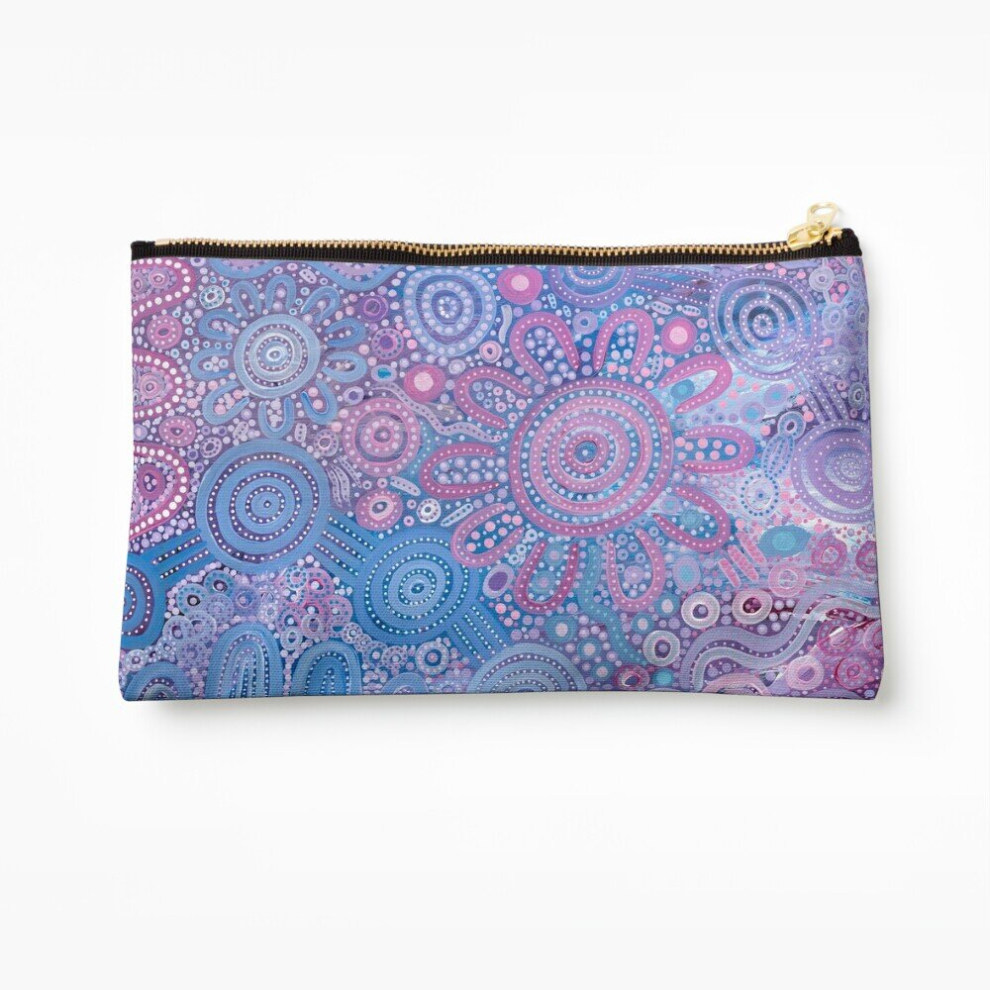 Whibos Makeup Bag Family Gathering Cosmetic Organizer Tyvek Paper Bags Zipper Pouch