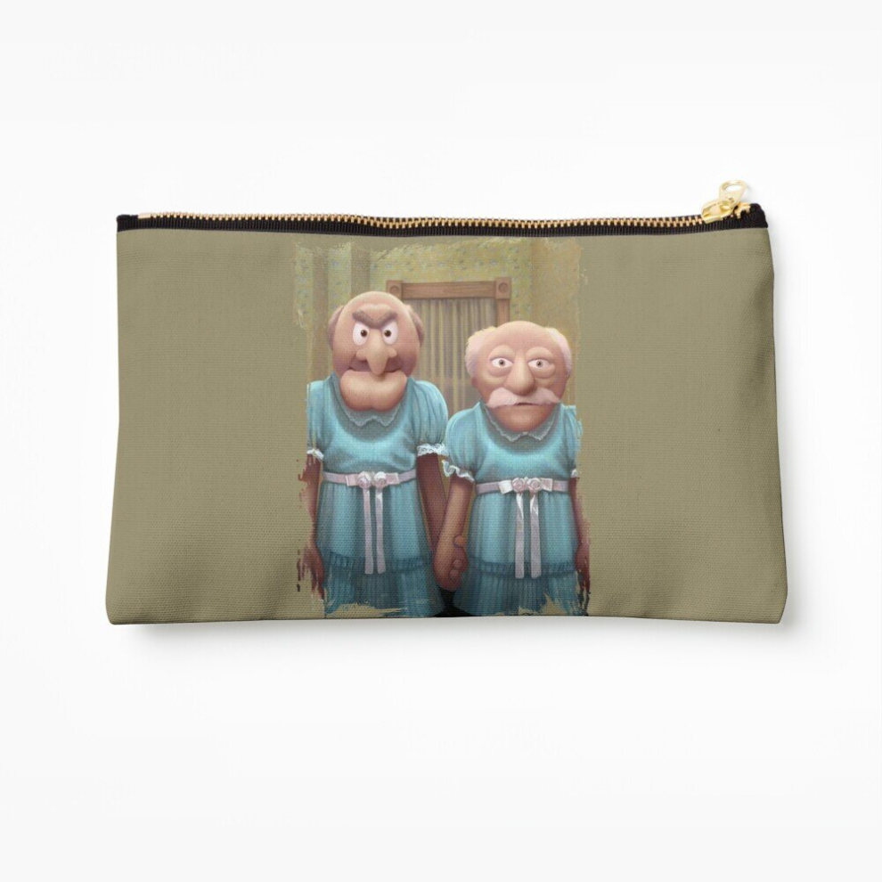 Whibos Makeup Bag Muppet Maniac - Statler Waldorf As The Grady Twins Cosmetic Organizer Tyvek Paper Bags Zipper Pouch