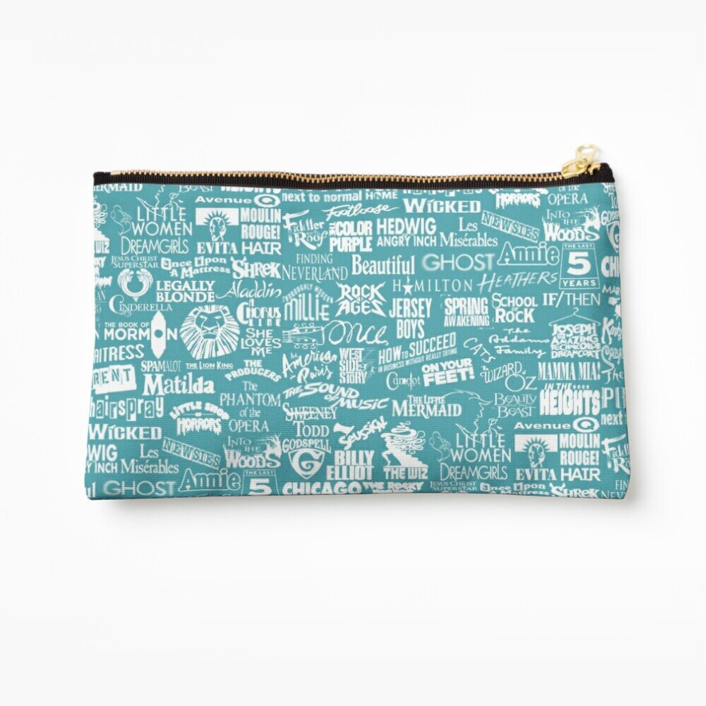 Whibos Makeup Bag Broadway Baby Cosmetic Organizer Tyvek Paper Bags Zipper Pouch