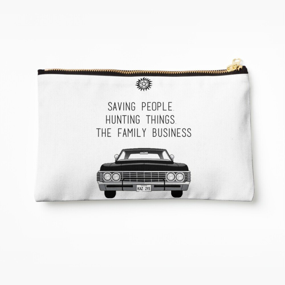 Whibos Makeup Bag Supernatural Cosmetic Organizer Tyvek Paper Bags Zipper Pouch