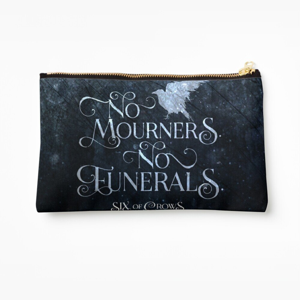 Whibos Makeup Bag Six Of Crows, No Mourners No Funerals, Kaz Brekker Cosmetic Organizer Tyvek Paper Bags Zipper Pouch