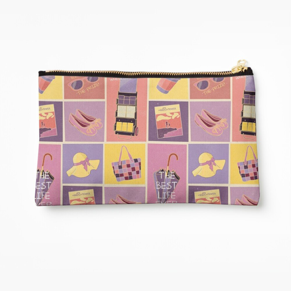 Whibos Makeup Bag Preaching Icons (For Her) Cosmetic Organizer Tyvek Paper Bags Zipper Pouch
