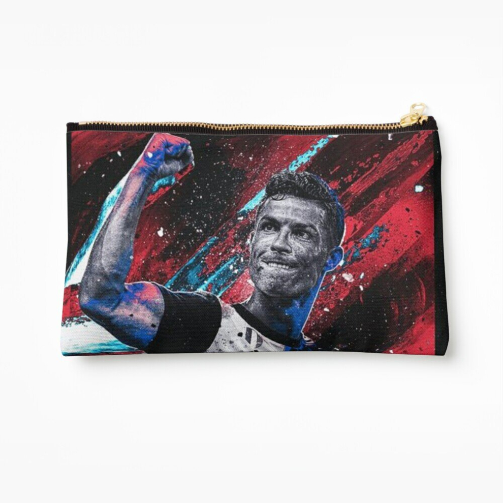 Whibos Makeup Bag Cristiano Wallpaper Cosmetic Organizer Tyvek Paper Bags Zipper Pouch