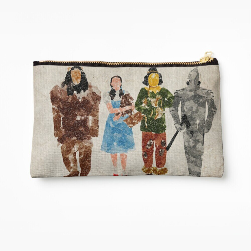 Whibos Makeup Bag The Wizard Of Oz Watercolour Cosmetic Organizer Tyvek Paper Bags Zipper Pouch
