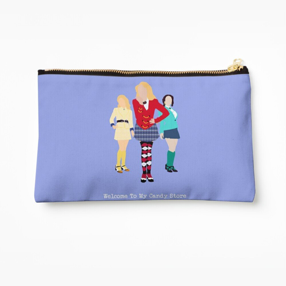 Whibos Makeup Bag Candy Store Cosmetic Organizer Tyvek Paper Bags Zipper Pouch