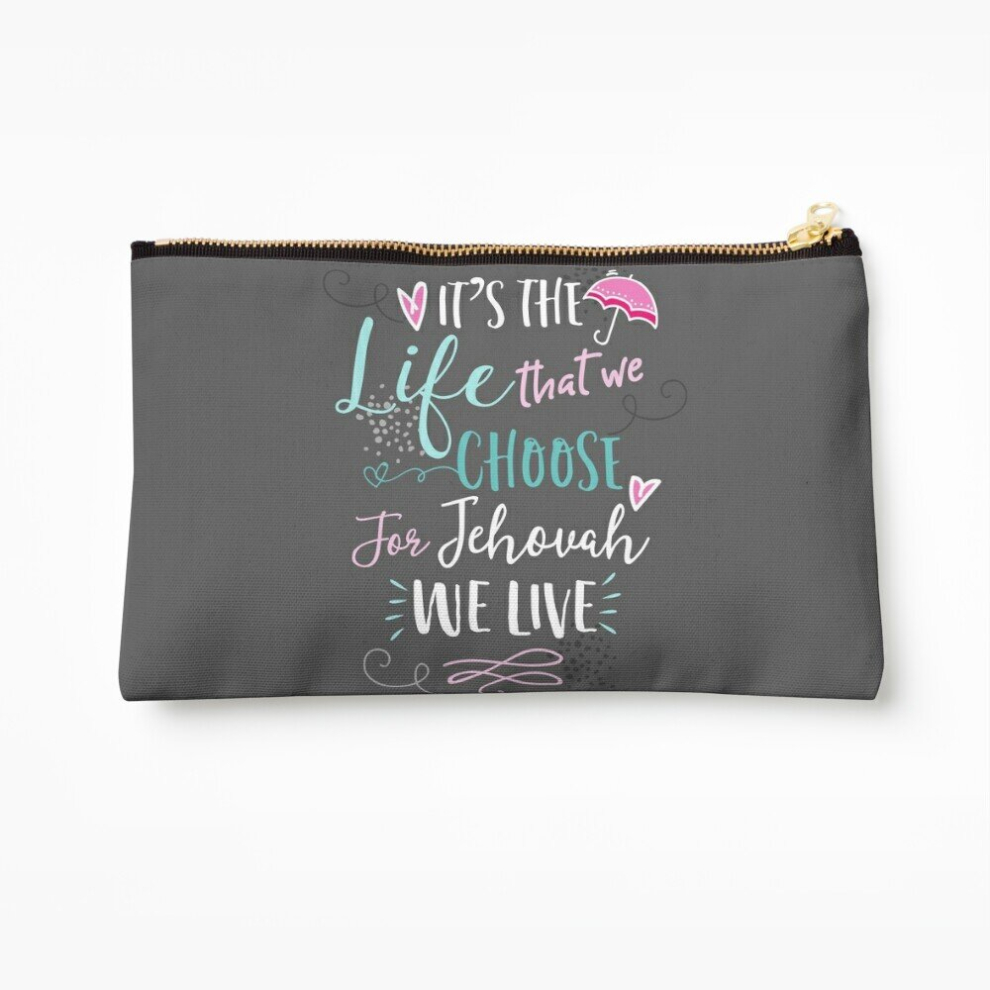 Whibos Makeup Bag For Jehovah We Live Cosmetic Organizer Tyvek Paper Bags Zipper Pouch