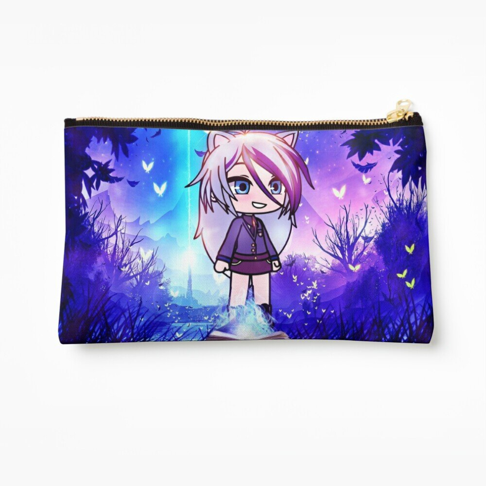 Whibos Makeup Bag Gacha Life In The Magic Forest Cosmetic Organizer Tyvek Paper Bags Zipper Pouch