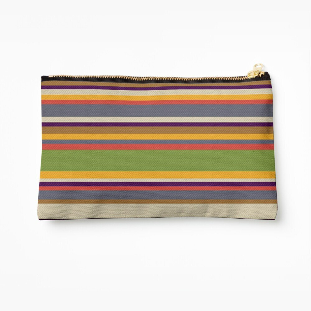 Whibos Makeup Bag Fourth Doctor Scarf Cosmetic Organizer Tyvek Paper Bags Zipper Pouch