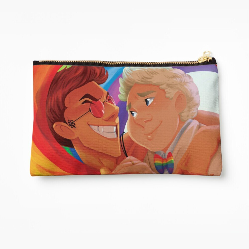 Whibos Makeup Bag Go Pride Cosmetic Organizer Tyvek Paper Bags Zipper Pouch