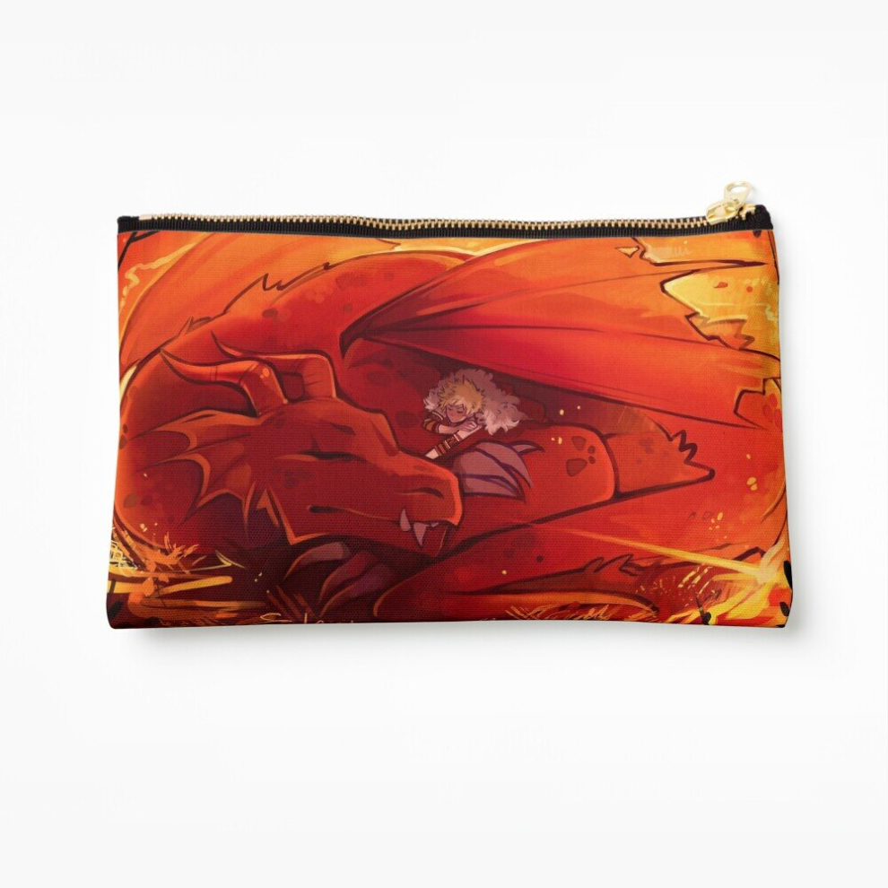 Whibos Makeup Bag Let Sleeping Dragons Lie Cosmetic Organizer Tyvek Paper Bags Zipper Pouch