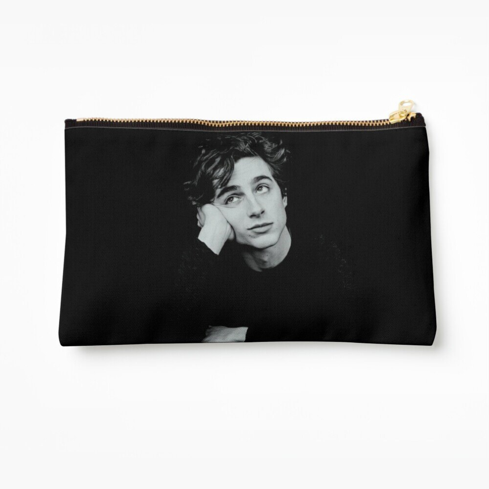 Whibos Makeup Bag Timothee Chalamet Design Cosmetic Organizer Tyvek Paper Bags Zipper Pouch