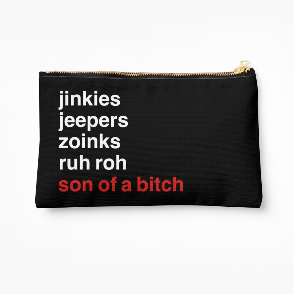 Whibos Makeup Bag Scoobynatural Catchphrases Cosmetic Organizer Tyvek Paper Bags Zipper Pouch