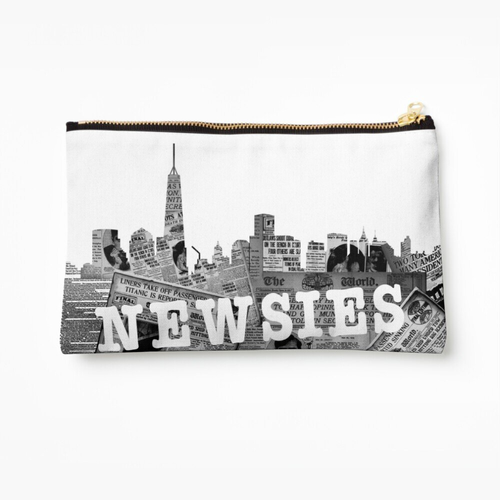 Whibos Makeup Bag Newsies Cosmetic Organizer Tyvek Paper Bags Zipper Pouch