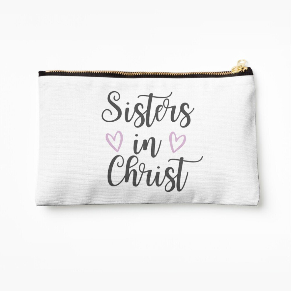 Whibos Makeup Bag Sisters In Christ Cosmetic Organizer Tyvek Paper Bags Zipper Pouch