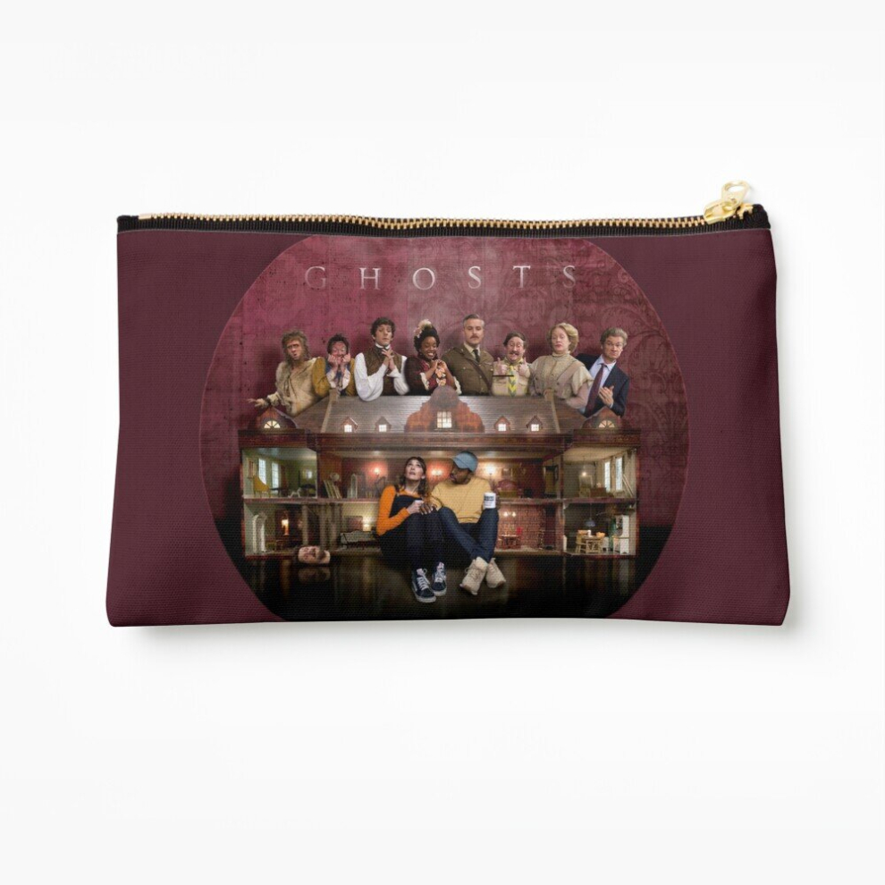 Whibos Makeup Bag The Cast Of Ghosts Cosmetic Organizer Tyvek Paper Bags Zipper Pouch
