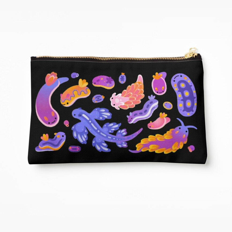 Whibos Makeup Bag Sea Slug Cosmetic Organizer Tyvek Paper Bags Zipper Pouch