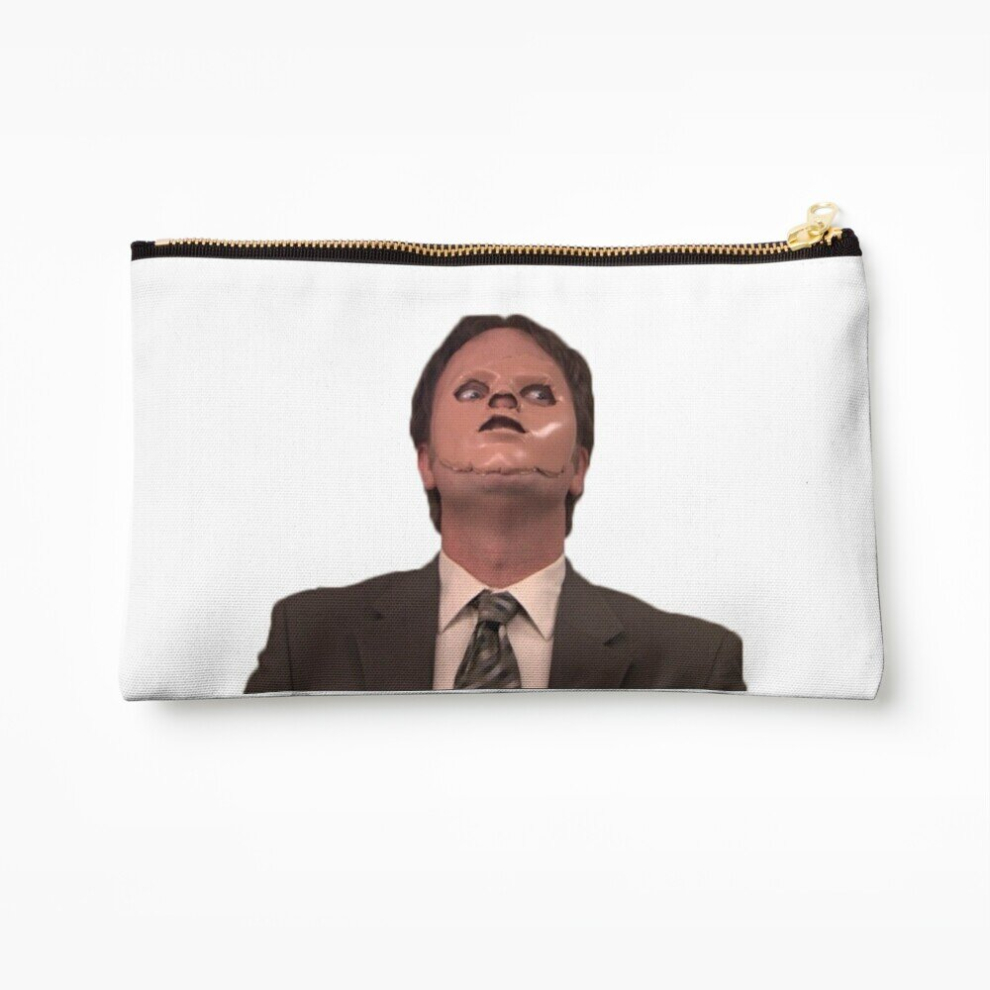 Whibos Makeup Bag Dwight The Office Cosmetic Organizer Tyvek Paper Bags Zipper Pouch