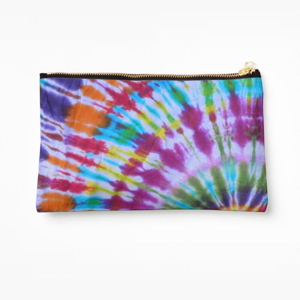 Whibos Makeup Bag Tie Dye 2 Cosmetic Organizer Tyvek Paper Bags Zipper Pouch